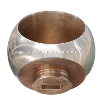 Fundindo bola de válvula de bronze dn450